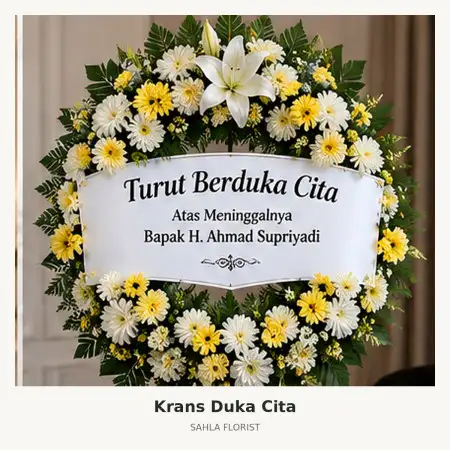 Krans Bunga Duka Kotabaru